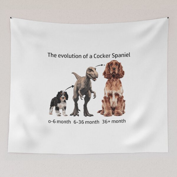 Item preview, The Evolution of a Cocker Spaniel designed and sold by Ranout.