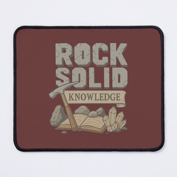 Item preview, Rock Solid Knowledge - Geology-Inspired designed and sold by LadyInEverGreen.