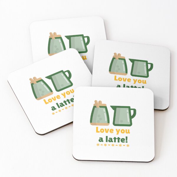 Item preview, Love you a latte! designed and sold by arteena.