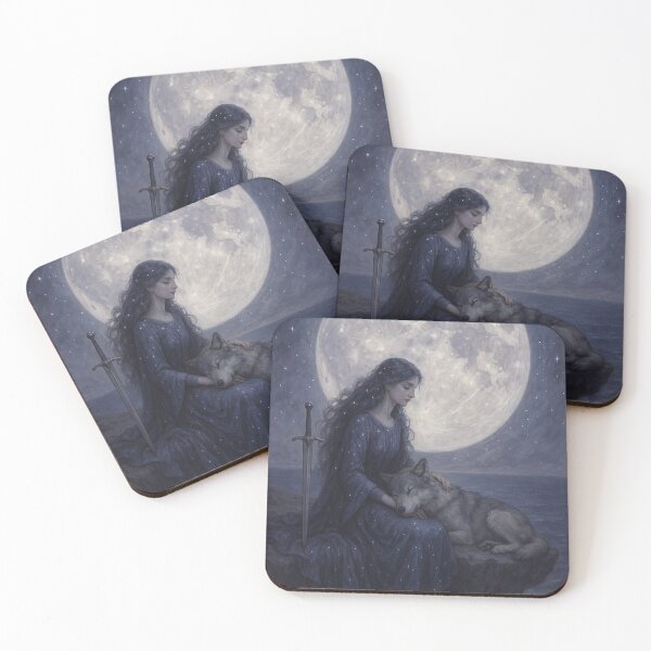 Item preview, Moonlit Guardian's Vigil designed and sold by Exploring Silliness.