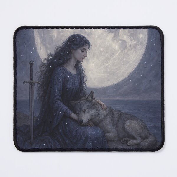 Item preview, Moonlit Guardian's Vigil designed and sold by Exploring Silliness.