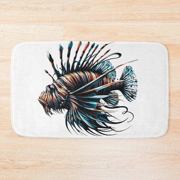 Item preview, Lion fish designed and sold by maistendencias.