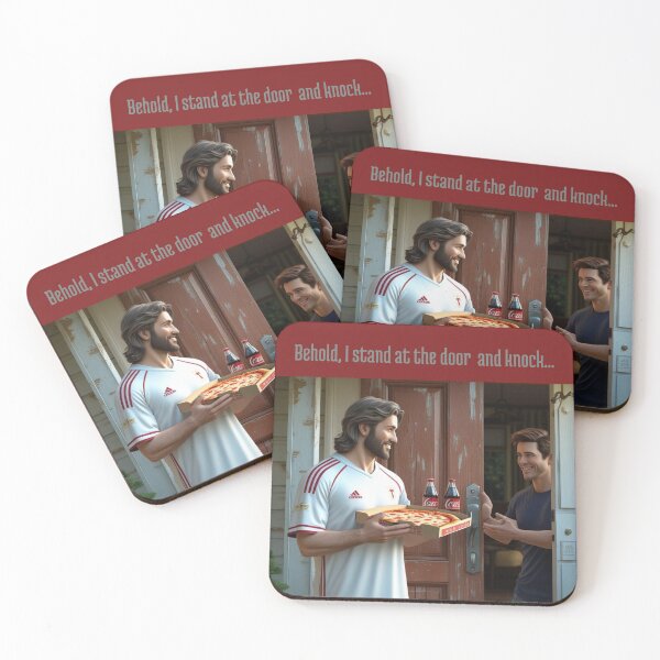 Item preview, Behold I stand at the door and knock 5 designed and sold by His-Majes-Tees.