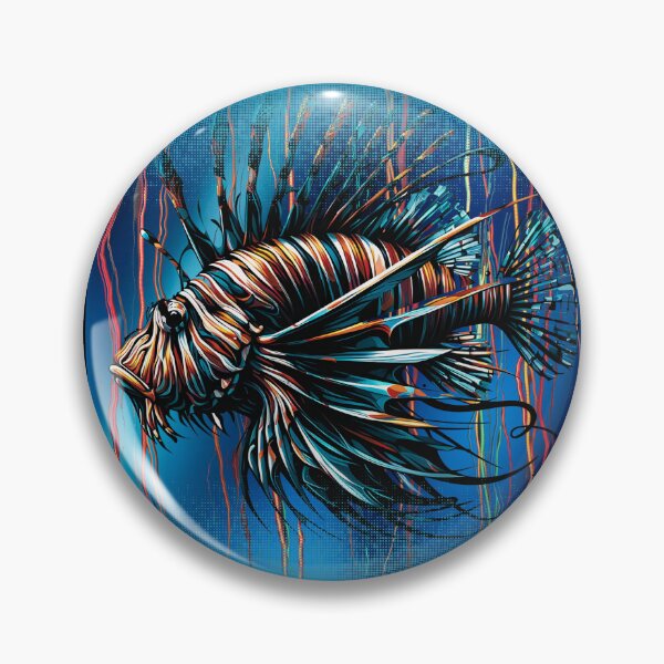 Item preview, Lion fish designed and sold by maistendencias.