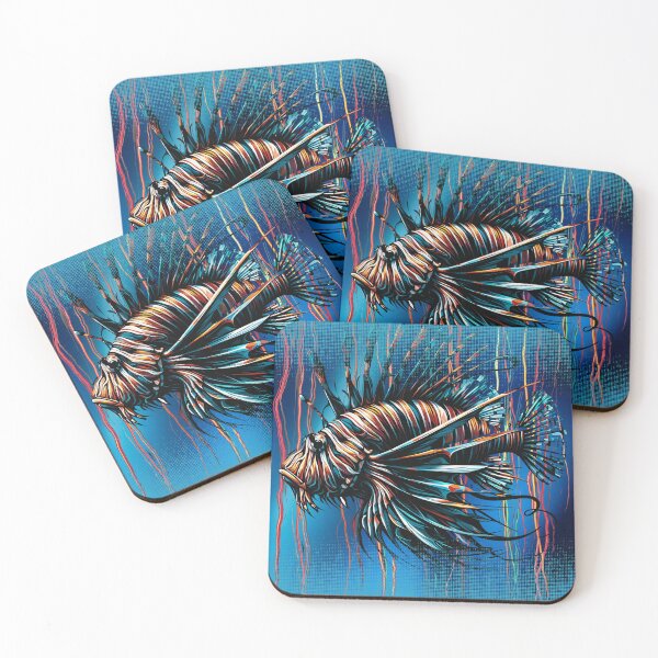 Item preview, Lion fish designed and sold by maistendencias.