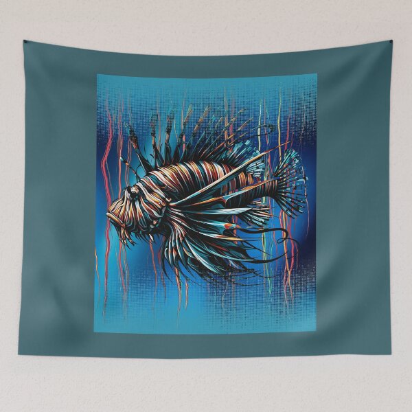 Item preview, Lion fish designed and sold by maistendencias.