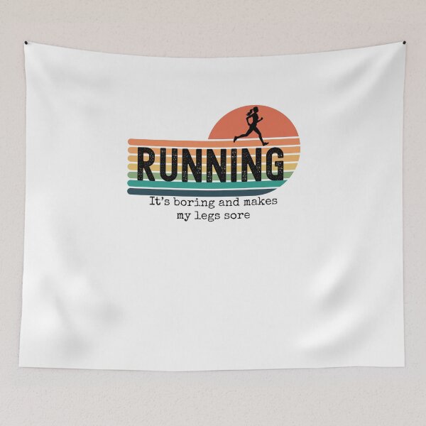 Item preview, Running it's boring and makes my legs sore funny retro designed and sold by snowry.