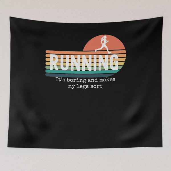 Item preview, Running it's boring and makes my legs sore humor retro designed and sold by snowry.