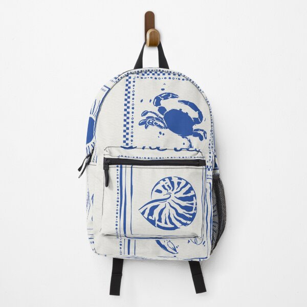 Item preview, La playa te llama - collage de sellos y postales - costa azul y blanca designed and sold by jessicaleah15.