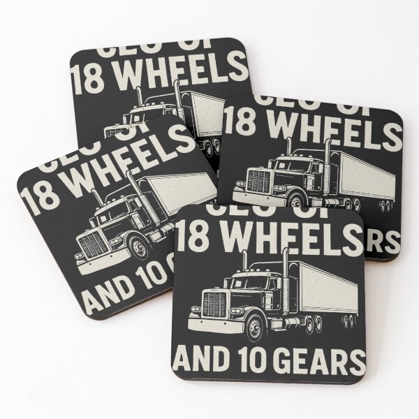 Item preview, CEO of 18 Wheels and 10 Gears – Funny Trucker T-Shirt designed and sold by PiggFamilyPrint.
