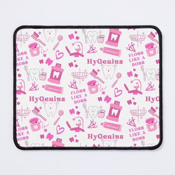 Item preview, Pink Dental HyGenius fun dental collage designed and sold by Small Batch Love.