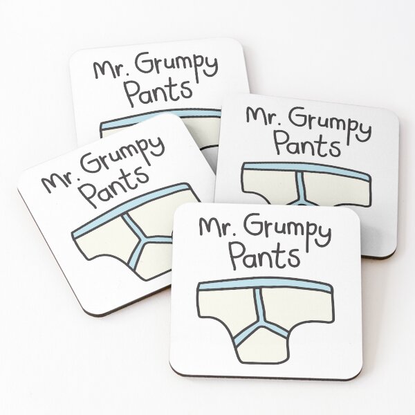 Item preview, Mr. Grumpy Pants – Funny Cartoon Underwear Design designed and sold by Sore Creations.