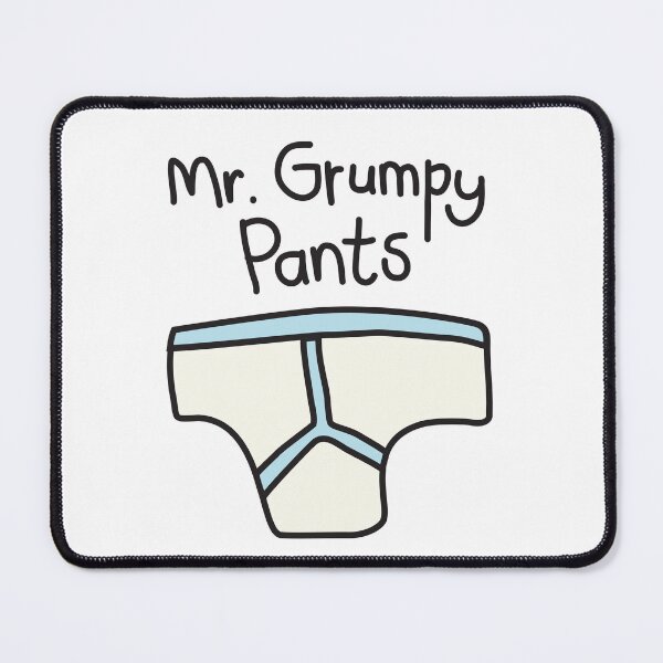 Item preview, Mr. Grumpy Pants – Funny Cartoon Underwear Design designed and sold by Sore Creations.