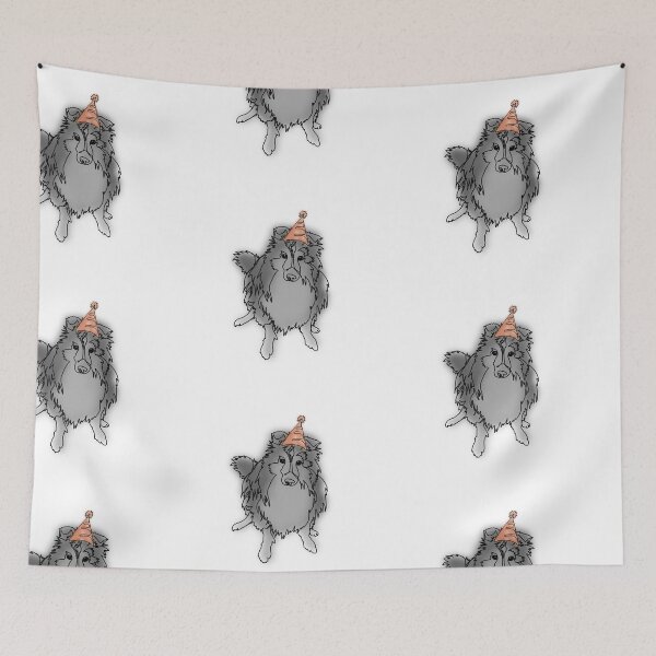 Item preview,  Josh the Orange Party Sheltie in a Hat – animalzinhats designed and sold by Ashley’sAnimalz.