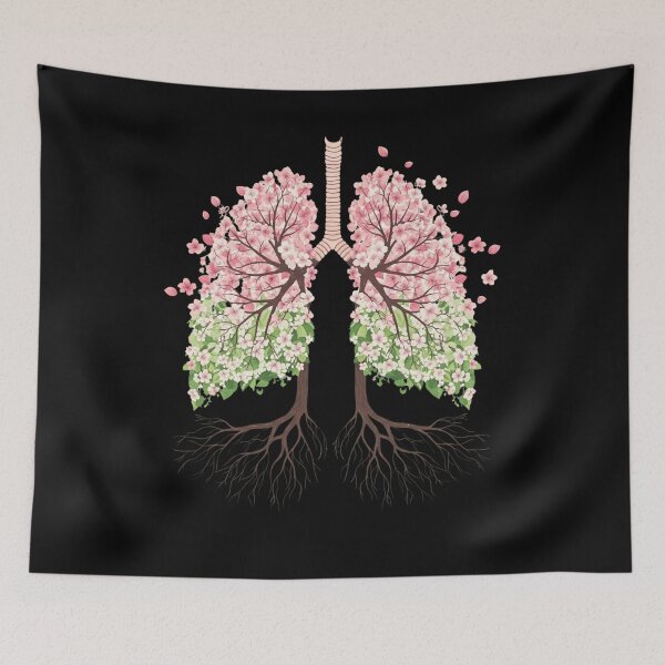 Item preview, Blossom Lungs: Healing Breath Nature Art designed and sold by kubix81.