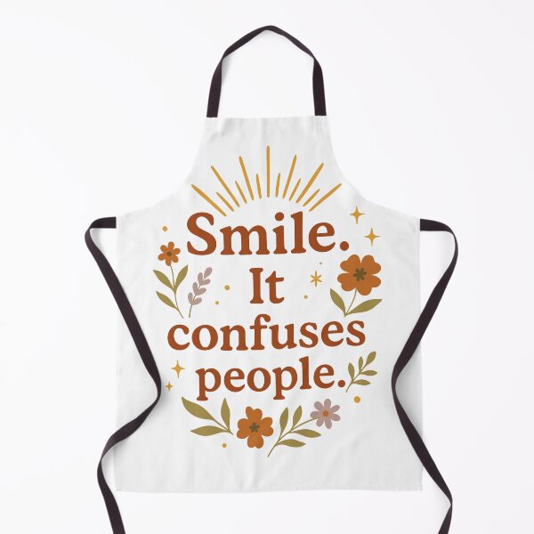 Item preview,  Smile. It Confuses People. designed and sold by PolinaMirralisa.