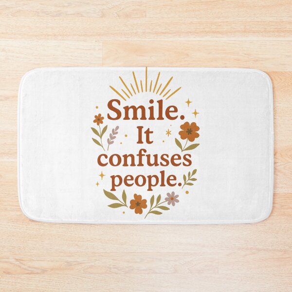 Item preview,  Smile. It Confuses People. designed and sold by PolinaMirralisa.