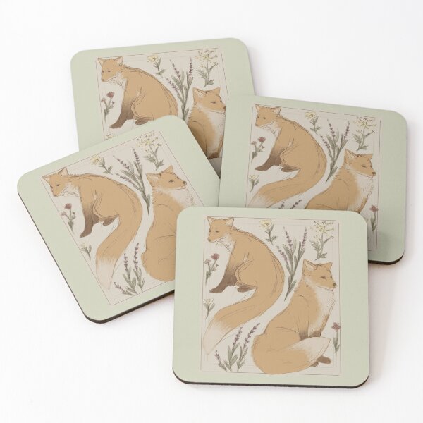 Item preview, fox and fauna designed and sold by macawaurus.