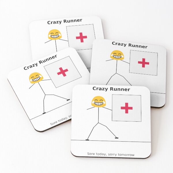 Item preview, Crazy Runner: Sore Today, Sorry Tomorrow designed and sold by crazyrunners.