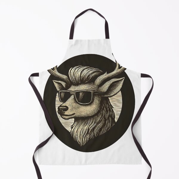 Item preview, Mullet Deer with Shades designed and sold by Small Batch Love.