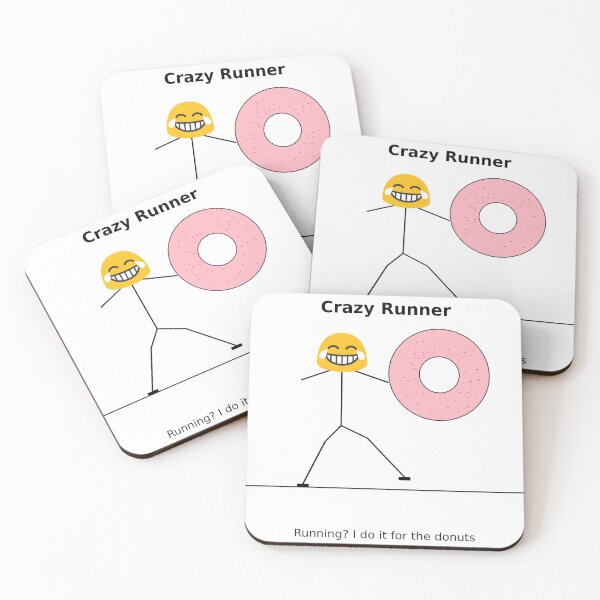 Item preview, Crazy Runner: Will Race for Donuts designed and sold by crazyrunners.