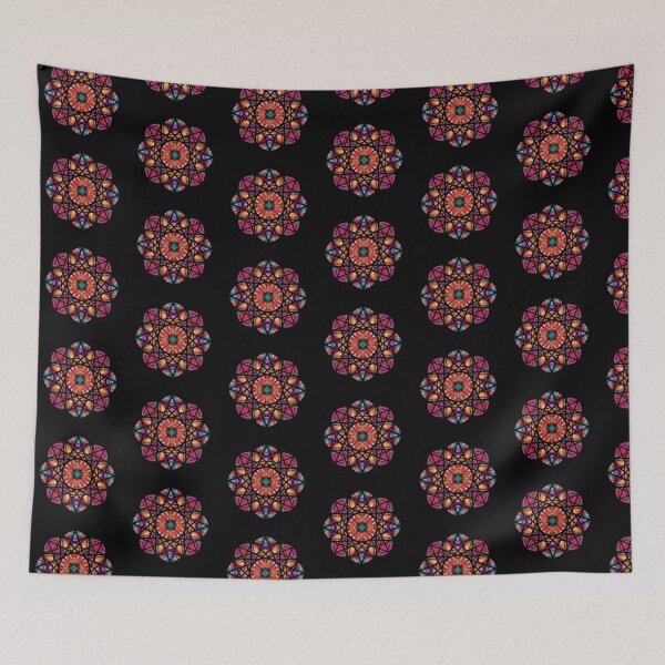 Item preview, Ember Nexus - Kaliedoscopic Mandala #002 designed and sold by smorfydesign.