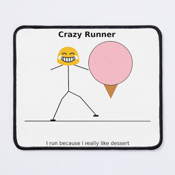 Item preview, Crazy Runner: Will Run for Ice Cream designed and sold by crazyrunners.