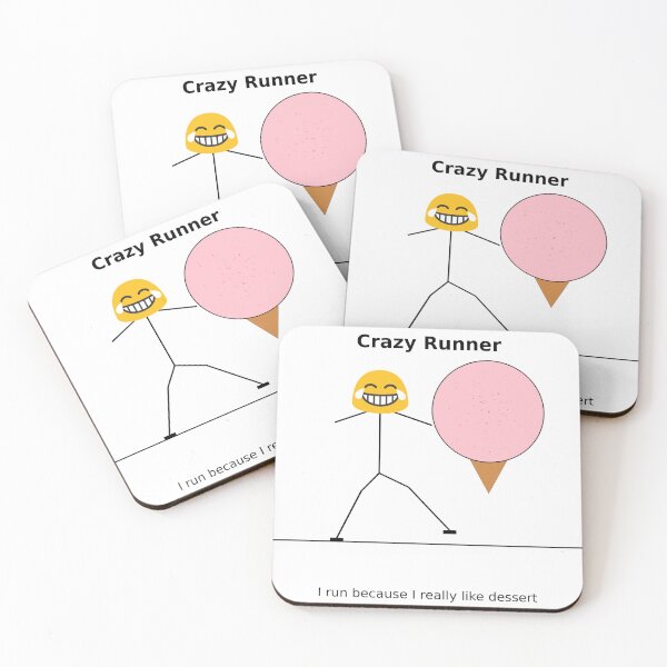 Item preview, Crazy Runner: Will Run for Ice Cream designed and sold by crazyrunners.