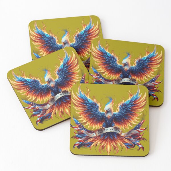 Item preview, Phoenix Eagle USA Symbol – Liberty Rebirth Cyberpatriotic Art designed and sold by UmcommonGoods.