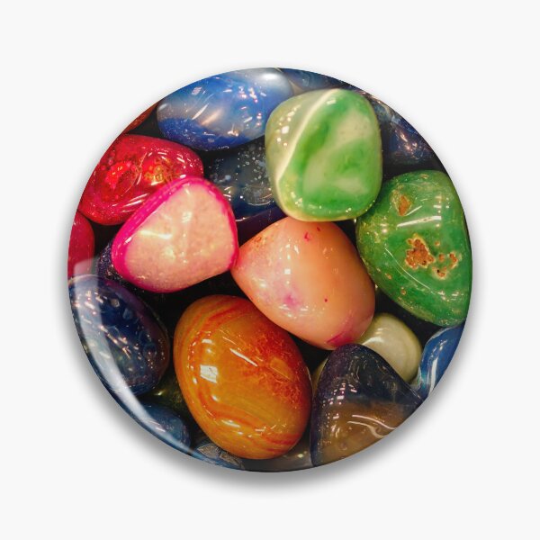Item preview, Colored and polished heart shaped rocks designed and sold by StevenRalserPhoto.
