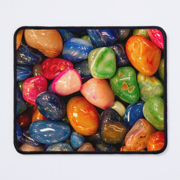 Item preview, Colored and polished heart shaped rocks designed and sold by StevenRalserPhoto.