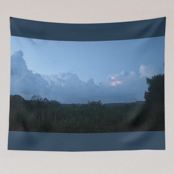 Item preview, Distant Storm at Blue Hour designed and sold by NoRagetsArt.