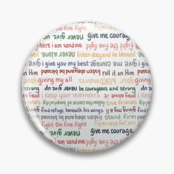 Item preview, Positive Theocractic Sayings word pattern designed and sold by Shutterbunny Art & Creative.