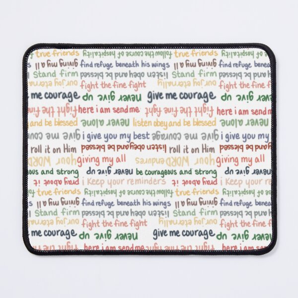 Item preview, Positive Theocractic Sayings word pattern designed and sold by Shutterbunny Art & Creative.