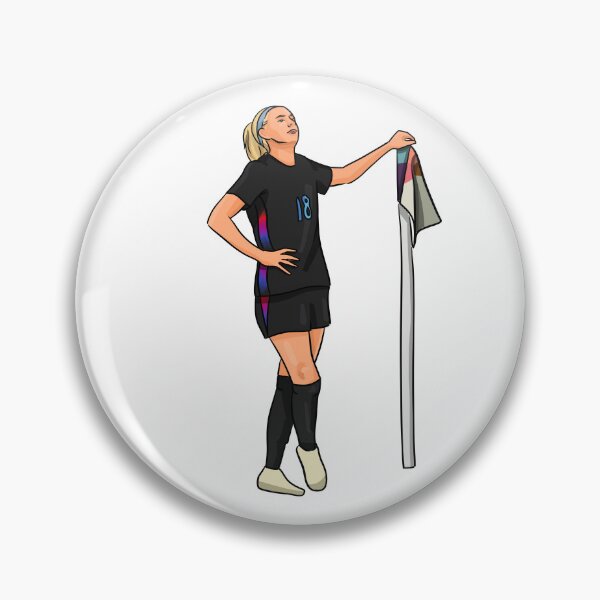 Item preview, chloe kelly corner flag celebration  designed and sold by l-j-sturdee.