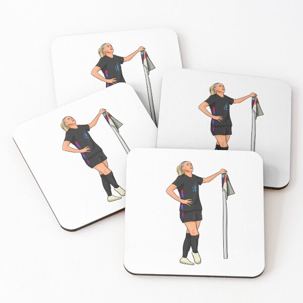 Item preview, chloe kelly corner flag celebration  designed and sold by l-j-sturdee.