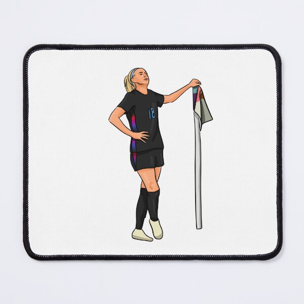 Item preview, chloe kelly corner flag celebration designed and sold by l-j-sturdee.