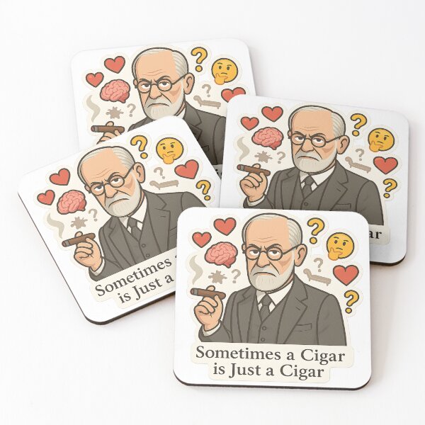 Item preview, Freud Quote – Sometimes a Cigar is Just a Cigar designed and sold by Cheerioza.