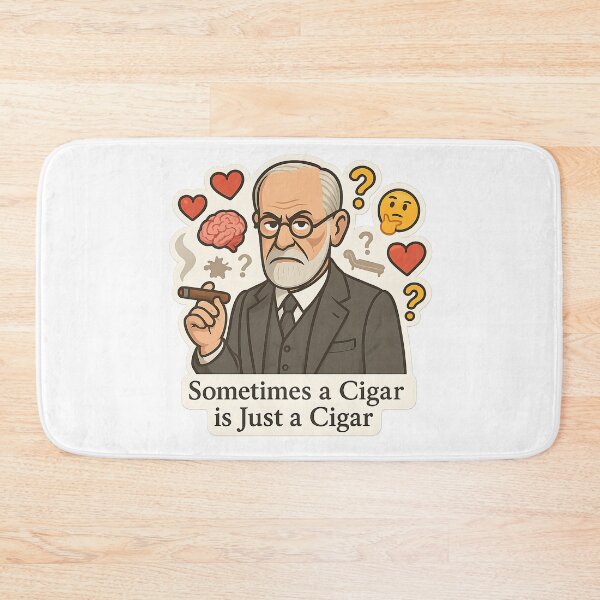 Item preview, Freud Quote – Sometimes a Cigar is Just a Cigar designed and sold by Cheerioza.