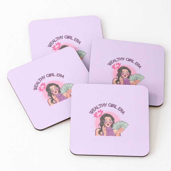 Item preview, Wealthy Girl Era Affirmation – Stylish Female Art Print designed and sold by Inkworksbyshery.