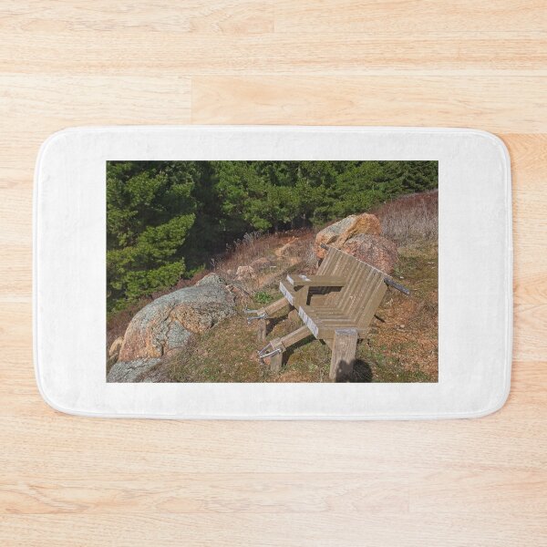 Item preview, Bench - Cotter Pines, Canberra, Australia designed and sold by StevenRalserPhoto.