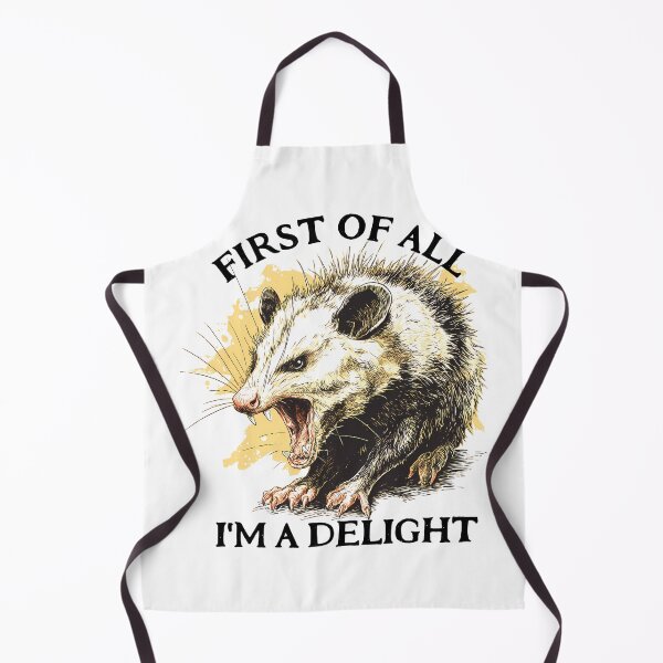 Item preview, Opossum First Of All I'm A Delight designed and sold by ColorFlowArt.