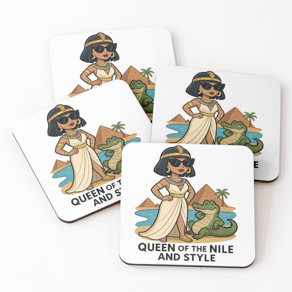 Item preview, Queen of the Nile – Stylish Egyptian Queen Design designed and sold by Cheerioza.