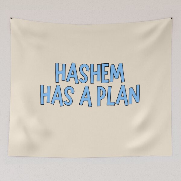 Item preview, blue hashem has a plan - jewish pride  designed and sold by jessicaleah15.