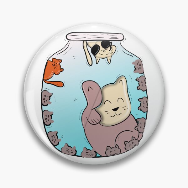 Item preview, Cats in a Jar – Kawaii Happiness designed and sold by ForcePrint.