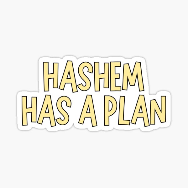 Item preview, pastel yellow hashem has a plan - jewish pride  designed and sold by jessicaleah15.
