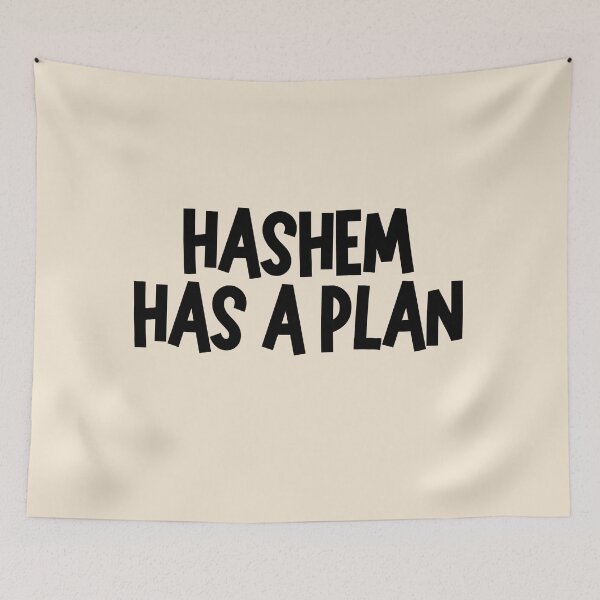 Item preview, black hashem has a plan - jewish pride  designed and sold by jessicaleah15.