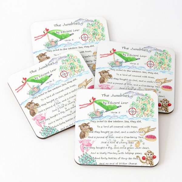 Item preview, The Jumblies by Edward Lear Verse 5 designed and sold by LymphomaLass.
