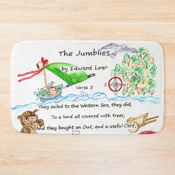 Item preview, The Jumblies by Edward Lear Verse 5 designed and sold by LymphomaLass.
