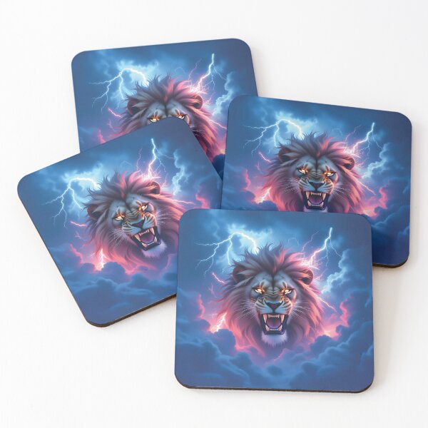 Item preview, Electrified Roaring Lion Art designed and sold by Marcu Ioachim.